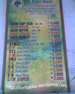 susu KUD Batu susu KUD Batu