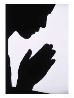 silhouette-of-woman-praying