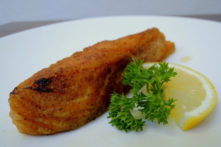 Salmon Grilled with Olive Oil