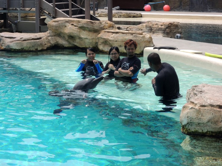 Kenalan dulu sama Pelangi. Ohya kalau turun ke air, 1 pelatih memegan satu grup terdiri dari maksimal 5 orang. So personal kan?