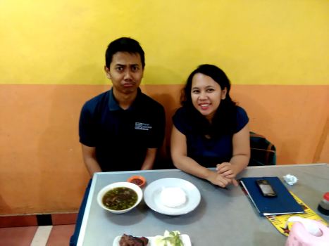 Ini nih malaikat baik hati yang jadi guide selama saya di Malang ;) Hai Arsyaaad