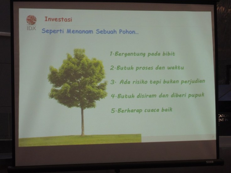 Filosofi berinvestasi... Bukan judi lhooo.