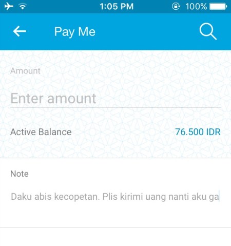 Fitur Pay Me Jenius BTPN